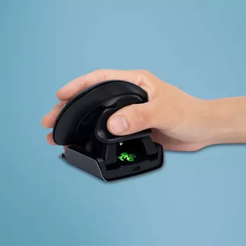 Ergonomiška pelė R-Go Tools Twister, sulankstoma, ambidekstrinė, su pertraukų programine įranga, Bluetooth ir laidinė