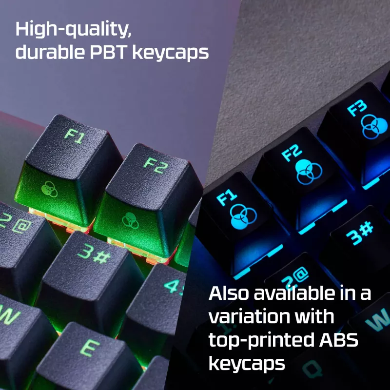 HyperX Alloy Origins Core - mechaninė žaidimų klaviatūra - HX Blue (JAV išdėstymas)