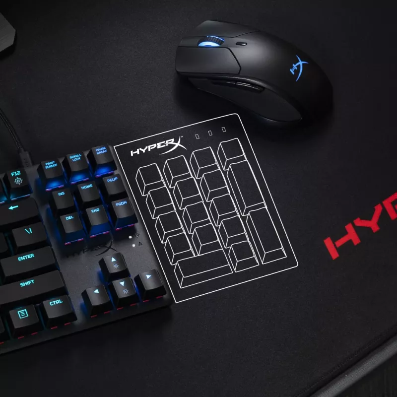 HyperX Alloy Origins Core - mechaninė žaidimų klaviatūra - HX Blue (JAV išdėstymas)