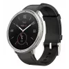 Amazfit Active 2 Premium 44 mm išmanusis laikrodis su juodu odiniu dirželiu (W2433EU1N)