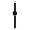 Amazfit Active 2 Premium 44 mm išmanusis laikrodis su juodu odiniu dirželiu (W2433EU1N)