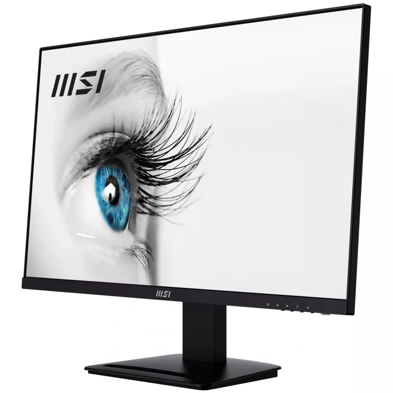 Monitorius MSI Pro MP273A 27 col., Full HD (1920x1080), 100Hz, IPS, 4ms, HDMI, DisplayPort, VGA, įmontuoti garsiakalbiai, antirefleksinis, be mirgėjimo, mažiau mėlynos šviesos, TÜV sertifikuotas, VESA, Kensington, juodas