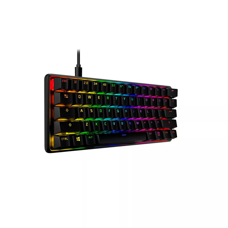 HyperX Alloy Origins 60 - Mechaninė žaidimų klaviatūra - HX Red (JAV išdėstymas)