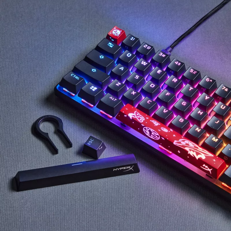 HyperX Alloy Origins 65 - mechaninė žaidimų klaviatūra - HX Red (JAV išdėstymas)