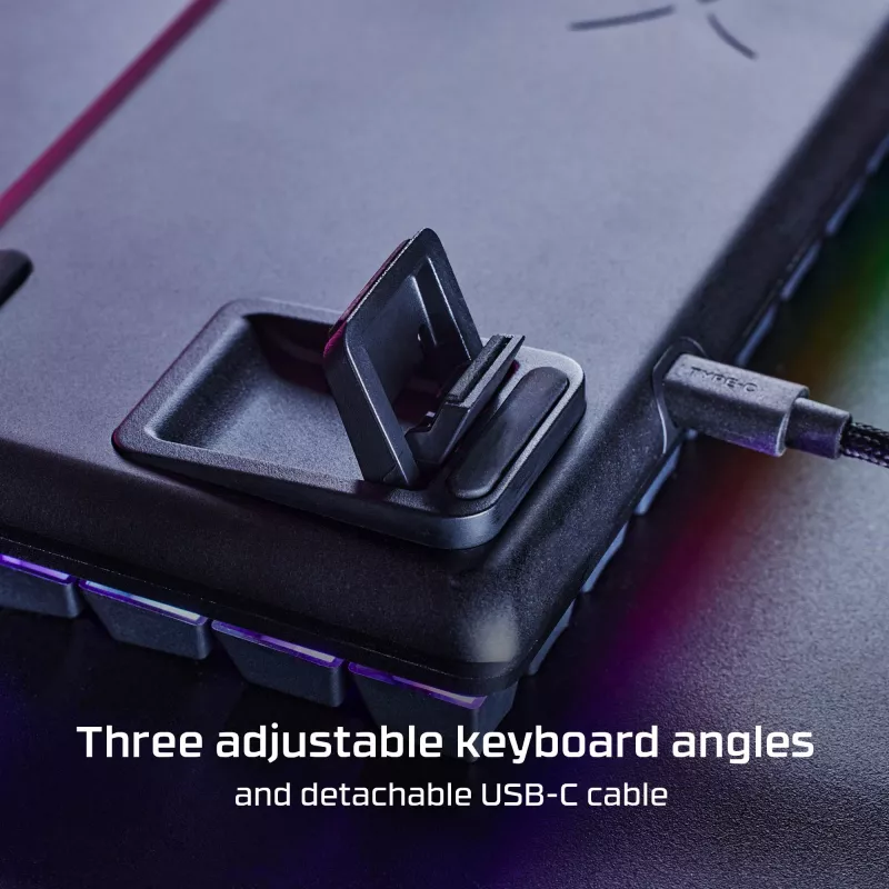 HyperX Alloy Origins 65 mechaninė žaidimų klaviatūra HX Red laidinė RGB