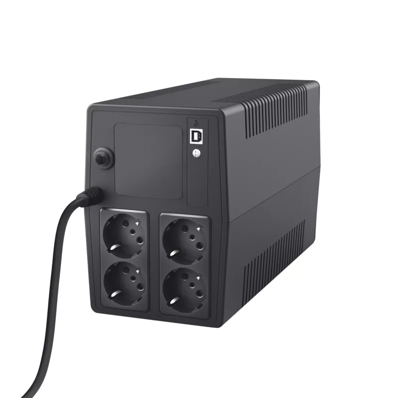 Trust Paxxon nepertraukiamo maitinimo šaltinis (UPS) 1 kVA 600 W 4 AC lizdai