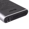 Lindy USB 3.2 Gen 2x2 Dvigubas M.2 NVMe SSD korpusas su kopijavimo funkcija