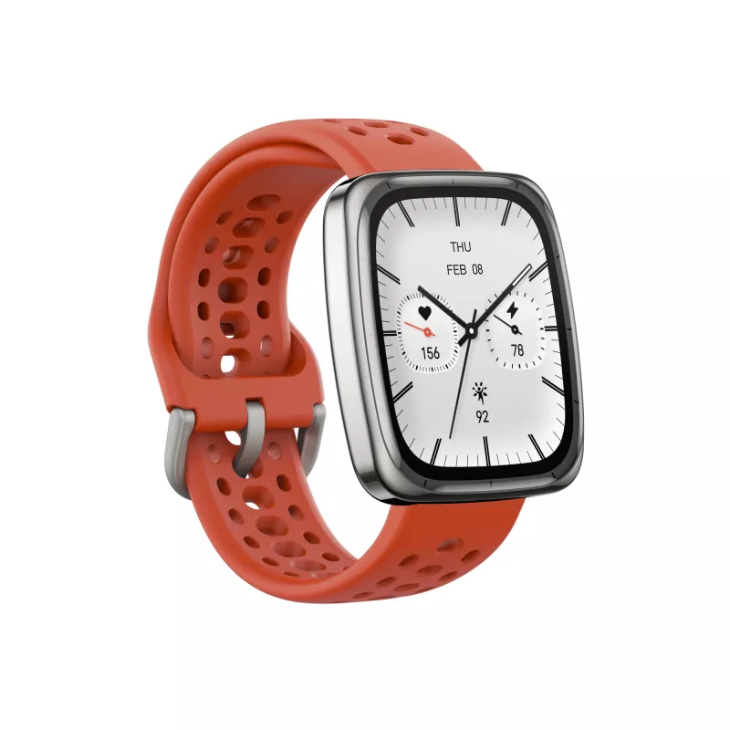 Amazfit Active 2 kvadratinis išmanusis laikrodis juodas (W2434GL2N)