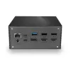 Lindy DST-Pro 101, USB-C dokų stotelė nešiojamam kompiuteriui su 4K palaikymu ir 100W maitinimo šaltiniu