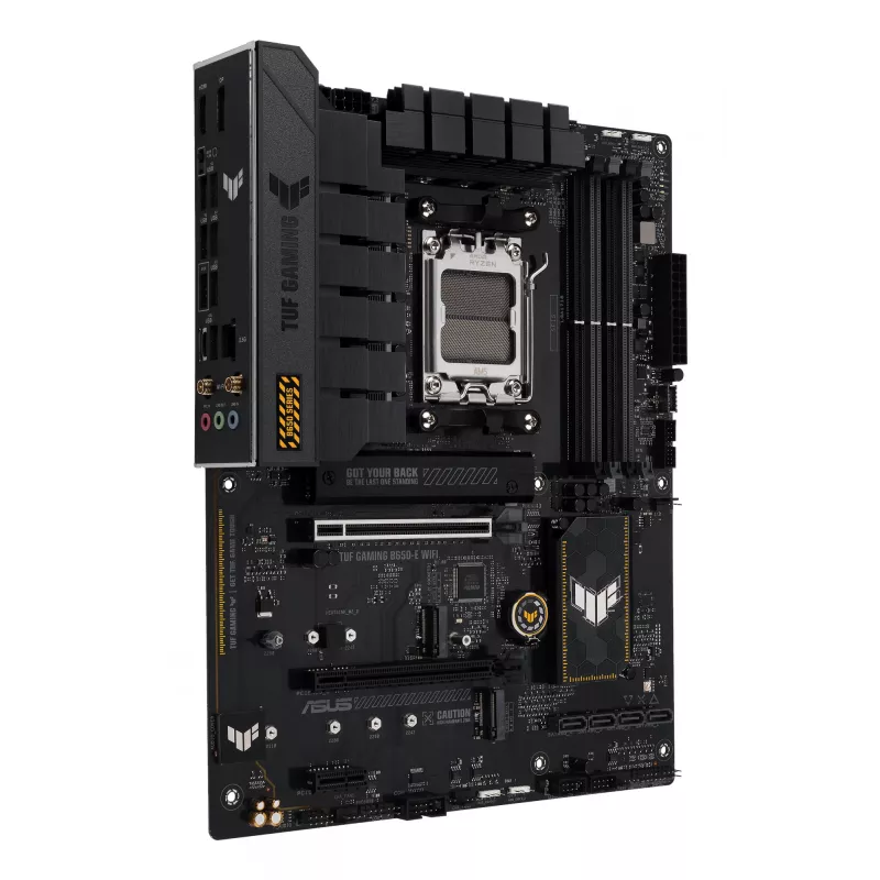 Motininė plokštė ASUS TUF GAMING B650-E WIFI ATX Socket AM5 DDR5 4x DIMM 192GB Wi‑Fi 6E Bluetooth 5.3 3x M.2 2.5Gb LAN