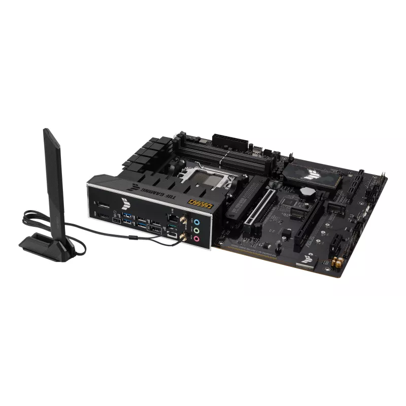 Motininė plokštė ASUS TUF GAMING B650-E WIFI ATX Socket AM5 DDR5 4x DIMM 192GB Wi‑Fi 6E Bluetooth 5.3 3x M.2 2.5Gb LAN
