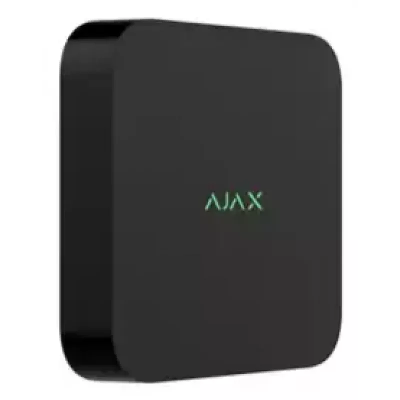 Ajax NVR (8-ch) Juodas 16 kanalų RTSP H.264 H.265 16 TB tinklo vaizdo registratorius