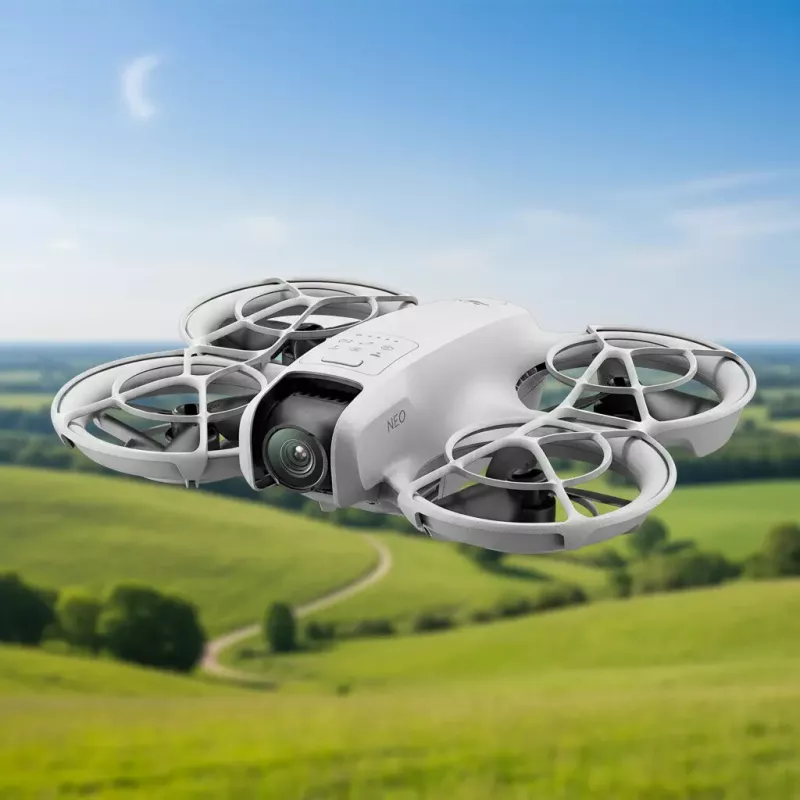 DJI Neo 135 g dronas su 4K Ultra HD kamera, 18 min skrydžio laiku, be nuotolinio valdymo pulto