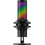 HiperX QuadCast 2 S – USB mikrofonas (juodas), stalinis mikrofonas, -8 dB, 20–20000 Hz, 1 Ω, laidinis, USB