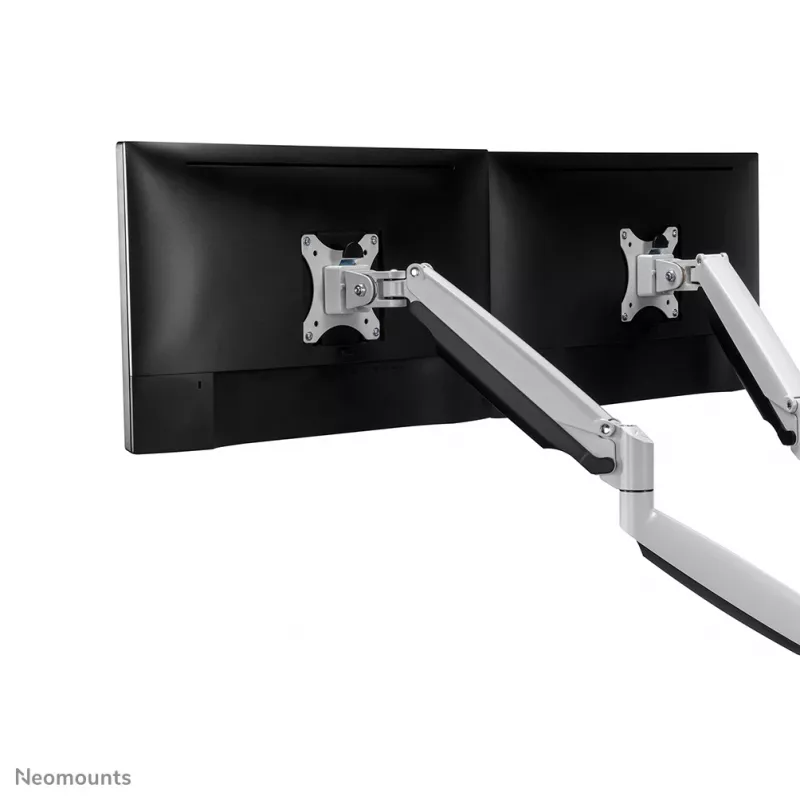 Neomounts NM-D750DWHITE Monitorinis laikiklis 10-32 colių – dujinė spyruoklė, Clamp/Grommet, 9 kg, 25,4 cm (10 colių), 81,3 cm (32 colių), 100 x 100 mm, Baltas