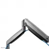 Neomounts NM-D750DSILVER Monitorio laikiklis 10-32 colių - dujinė spyruoklė