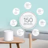 TP-Link AX3000 viso namo „Mesh“ Wi-Fi 6 sistema, 2 vnt. rinkinys