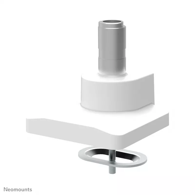 Neomounts NM-D775DXWHITE Monitoriaus laikiklis 10-32 colių – dujinė spyruoklė – Topfix – 180° stabdiklis