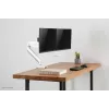 Neomounts NM-D775DXWHITE Monitoriaus laikiklis 10-32 colių – dujinė spyruoklė – Topfix – 180° stabdiklis