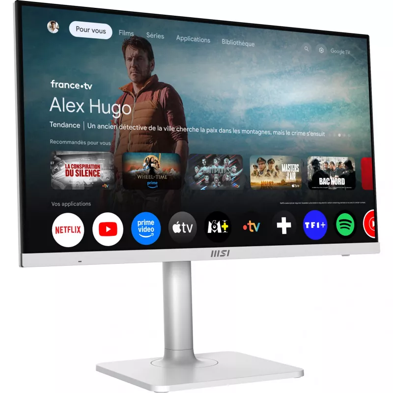 MSI Modern MD272UPSW 27 colių 4K Ultra HD monitorius baltas