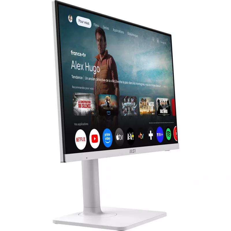 MSI Modern MD272UPSW 27 colių 4K Ultra HD monitorius baltas