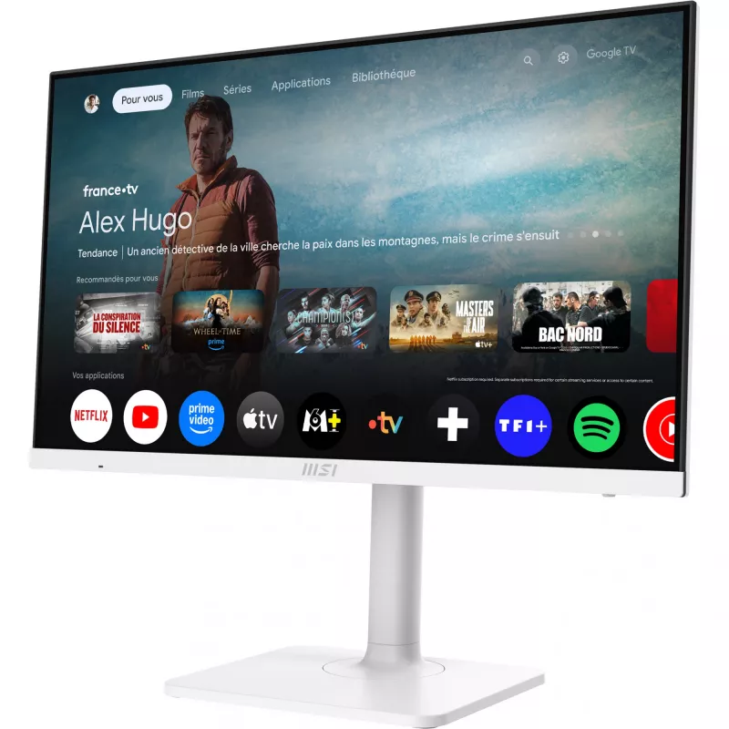 MSI Modern MD272UPSW 27 colių 4K Ultra HD monitorius baltas