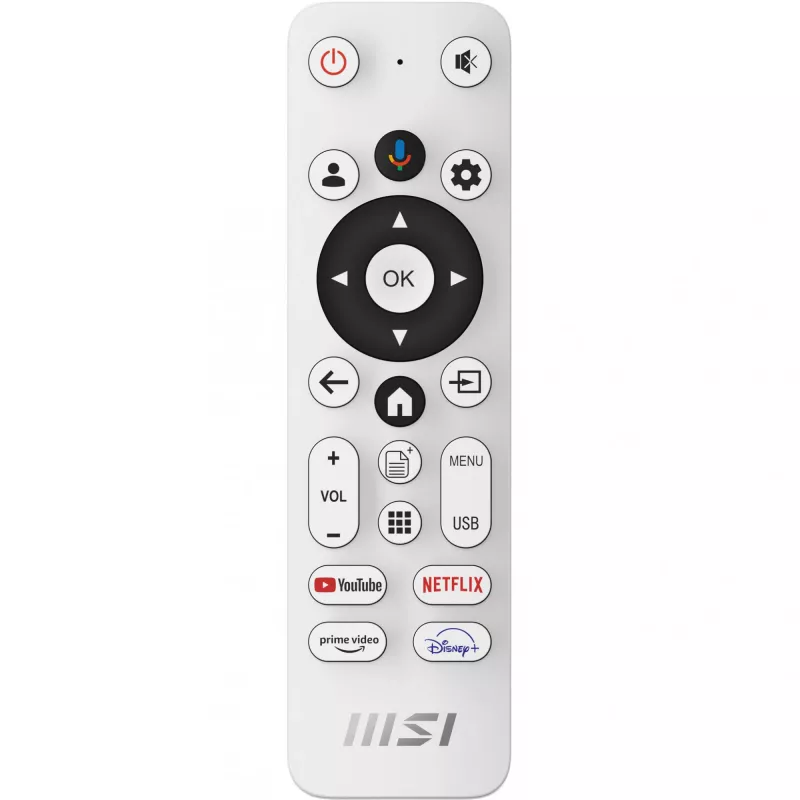 MSI Modern MD272UPSW 27 colių 4K Ultra HD monitorius baltas