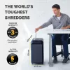 Popieriaus smulkintuvas Fellowes LX Series Powershred LX220, mini pjūvis 4x12 mm, 20 lapų, 30 l, 65 dB, juodas