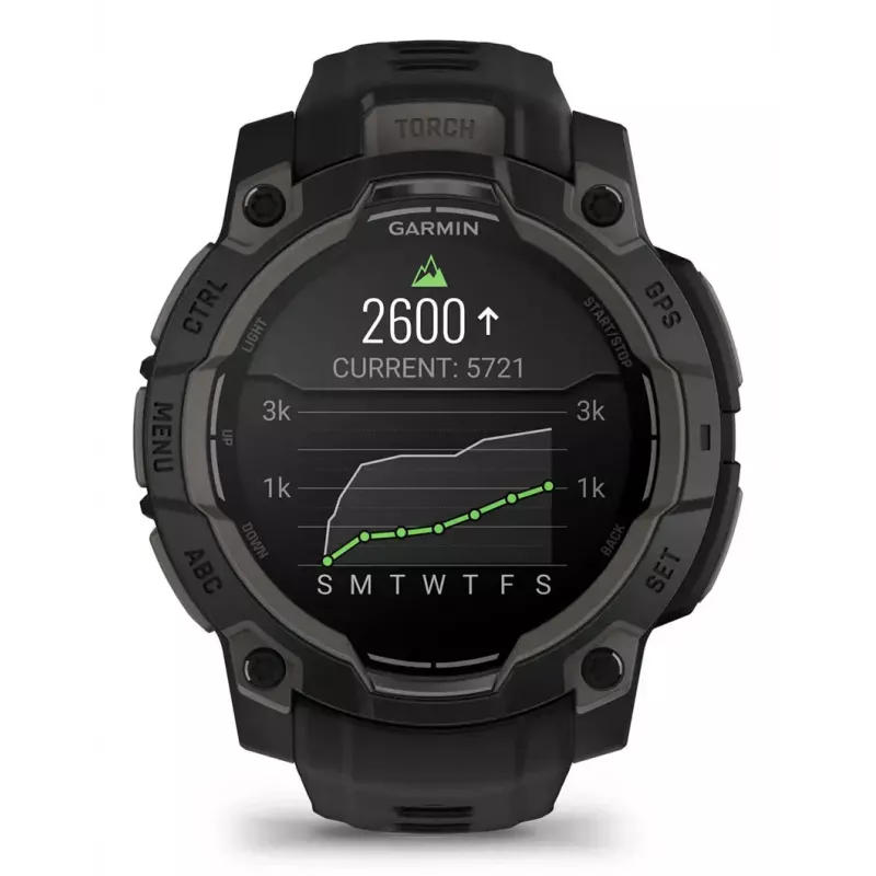 Sportinis laikrodis Garmin Instinct 3 AMOLED Black