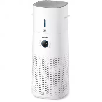 Oro valytuvas su drėkintuvu Philips 3000 serijos AC3737 iki 131 m², 505 m³/h, 55 dB, 42 W, Baltas