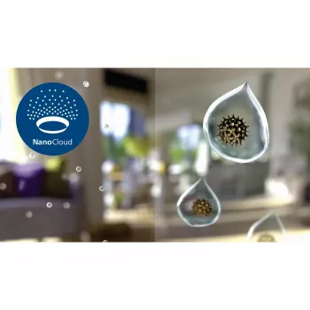 Oro valytuvas su drėkintuvu Philips 3000 serijos AC3737 iki 131 m², 505 m³/h, 55 dB, 42 W, Baltas