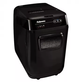 Fellowes AutoMax 200M smulkintuvas, mikro pjūvis, juodas