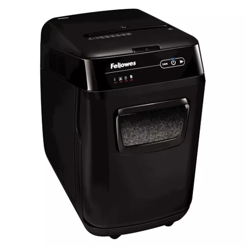 Fellowes AutoMax 200M smulkintuvas, mikro pjūvis, juodas