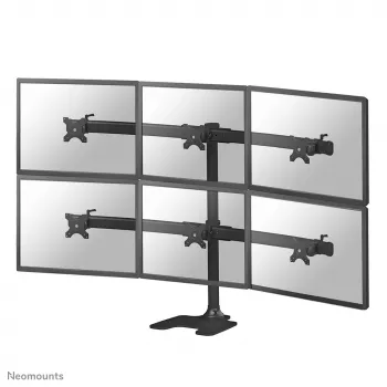Neomounts FPMA-D700DD6 monitorių stovas 10-27 colių, laisvai pastatomas / per stalą, 8 kg, 100x100 mm, juodas