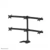 Neomounts FPMA-D700DD6 monitorių stovas 10-27 colių, laisvai pastatomas / per stalą, 8 kg, 100x100 mm, juodas
