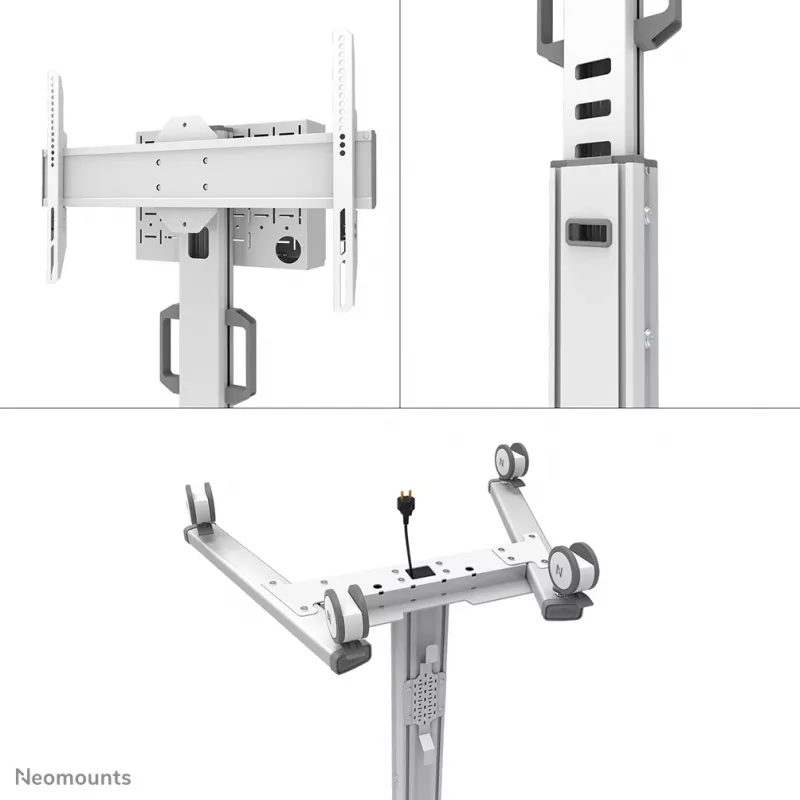 Neomounts FL50S-825WH1 mobilus stovas televizoriui 37-75 col. - TÜV