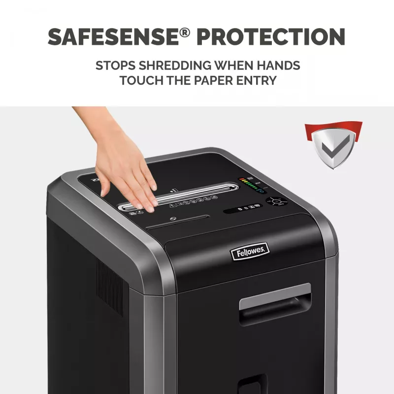 Fellowes 225Ci popieriaus smulkintuvas, 24 lapų kryžminis pjovimas, 60 l krepšelis, P4 saugumas