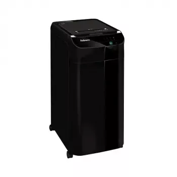 Popieriaus smulkintuvas Fellowes AUTOMAX 450C (100135793) – konfeti pjūvis 4 x 38 mm, 68 L krepšys, juodas