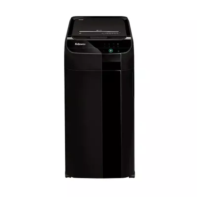 Popieriaus smulkintuvas Fellowes AUTOMAX 450C (100135793) – konfeti pjūvis 4 x 38 mm, 68 L krepšys, juodas