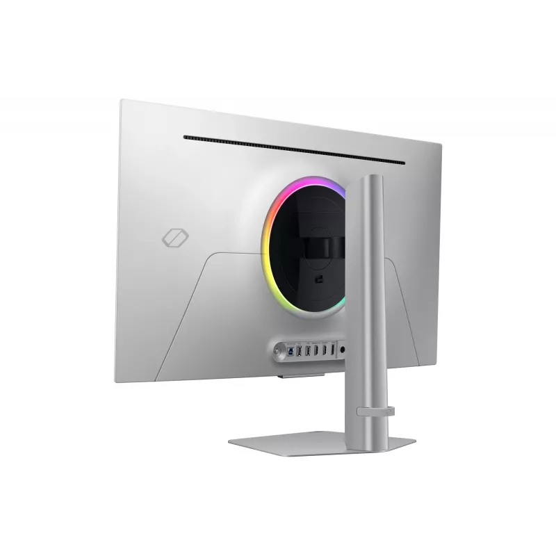 Monitorius Samsung G80SD 32 colių OLED 3840 x 2160 16:9 0,03 ms USB 3.2 Gen 1 VESA aukščio reguliavimu sidabrinis