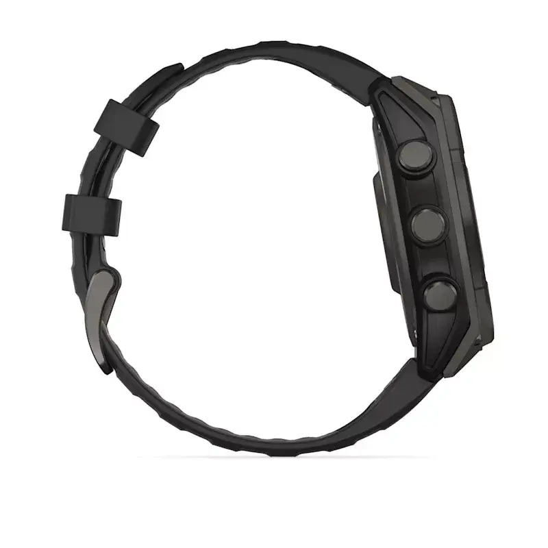 Sportinis išmanusis laikrodis GARMIN fenix 8 Black – 51 mm korpusas, Safyro stiklas, saulės įkrovimas, GPS, 32 GB, 10 ATM, 1,3 colio ekranas
