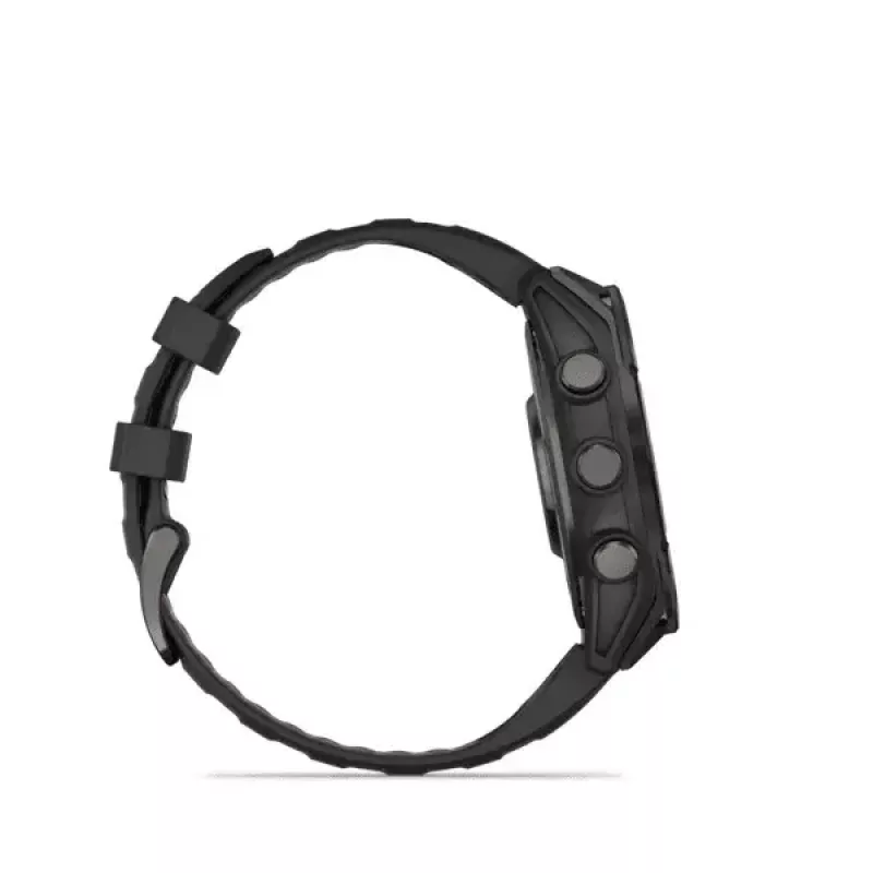 Sportinis išmanusis laikrodis GARMIN fenix 8 Black, 47 mm korpusas, AMOLED 1,4 colio, Safyro stiklas, GPS/GLONASS/Galileo, 16 dienų baterija