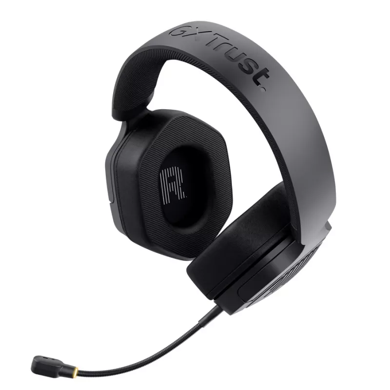 Ausinės TRUST GXT 493PS Carus – laidinės ir belaidės (Bluetooth), uždengiančios ausis, lankeliu, 20–20000 Hz, 1,2 m, juodos
