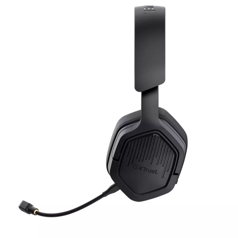 Ausinės TRUST GXT 493PS Carus – laidinės ir belaidės (Bluetooth), uždengiančios ausis, lankeliu, 20–20000 Hz, 1,2 m, juodos