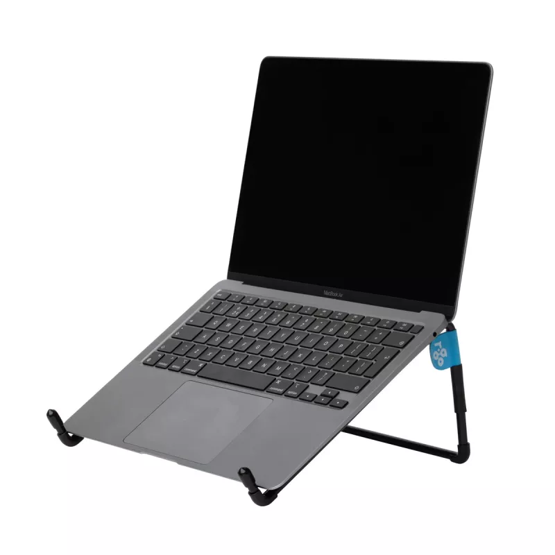 R-Go Tools nešiojamojo kompiuterio stovas R-Go Steel Travel, ergonomiškas ir sulankstomas, tinka 10-22 colių nešiojamam kompiuteriui, juodas
