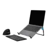 R-Go Tools nešiojamojo kompiuterio stovas R-Go Steel Travel, ergonomiškas ir sulankstomas, tinka 10-22 colių nešiojamam kompiuteriui, juodas
