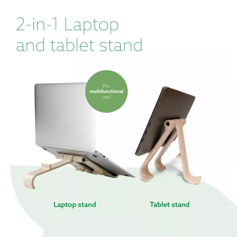 R-Go Tools Laptop ir planšetinio kompiuterio stovas R-Go Treepod, ergonomiškas ir modulinis, reguliuojamas, biopagrįstas