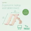 R-Go Tools Laptop ir planšetinio kompiuterio stovas R-Go Treepod, ergonomiškas ir modulinis, reguliuojamas, biopagrįstas