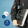 R-Go Tools nešiojamojo kompiuterio stovas R-Go Riser Attachable, reguliuojamas, integruojamas su nešiojamuoju kompiuteriu, aliuminis, juodas