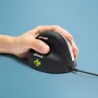 R-Go Tools ergonominė pelė R-Go HE Break su pertraukų programine įranga, didelė (rankos dydis ≥ 185 mm), kairiarankiams, laidinė, juoda